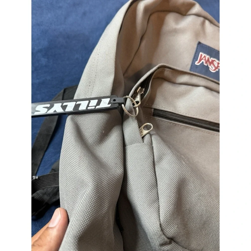 JanSport Right Pack Backpack Gray Suede Bottom Mens Bag